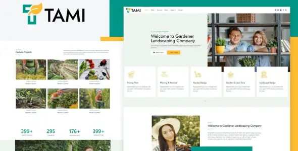 Tami – Landscape & Gardening Elementor Template Kit